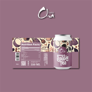 Chalatte Bubble Tea(Taro Flavor)